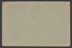 VARIETA'. Busta affrancata con Valona 30 para su 15 cent Michetti + ...