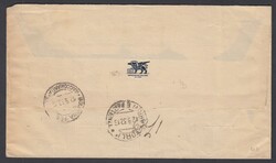 TIENTSIN. Busta raccomandata con 25 cent + 3x50 cent Imperiale ...