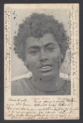 TARIFFA 10 CENTESIMI. Cartolina con 10 cent Umberto I Colonia Eritrea ...