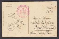 MARCA DA BOLLO. Cartolina affrancata sul fronte con 5 cent Leoni ...