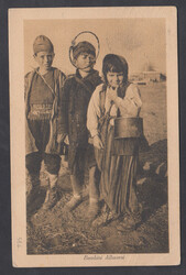 1916 TRUPPE OCCUPAZIONE 3. Cartolina illustrata affrancata con 5 cent ...