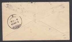 1929 LINEA POSTALE DELLE INDIE. Areogramma da Genova per Karachi del ...