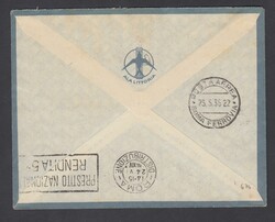 1936 VOLO ADDIS ABEBA ASMARA. Aerogramma da Addis Abeba per Roma del ...