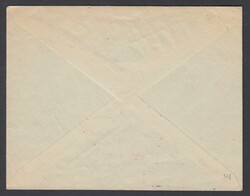 1939 ALBANIA VOLO TIRANA - ROMA. Busta con serie completa PA ...