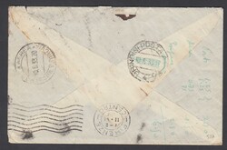 1933 AEROESPRESSO DEL LEVANTE. Busta via aerea da Atene per Firenze ...