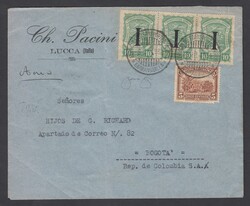 SCADTA - COLOMBIA. Aerogramma da Barranquilla per Bogotà del 8 ...