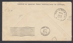 1933 CROCIERA DEL DECENNALE. Aerogramma affrancato 8 cent Canada da ...