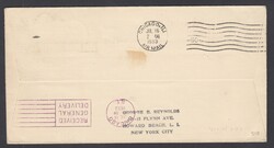 1933 CROCIERA DEL DECENNALE. Aerogramma affrancato 2 + 6 cent Canada ...