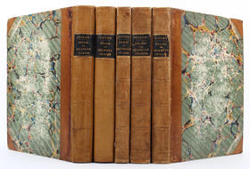 Laplace, Mécanique céleste. 5 Bde.