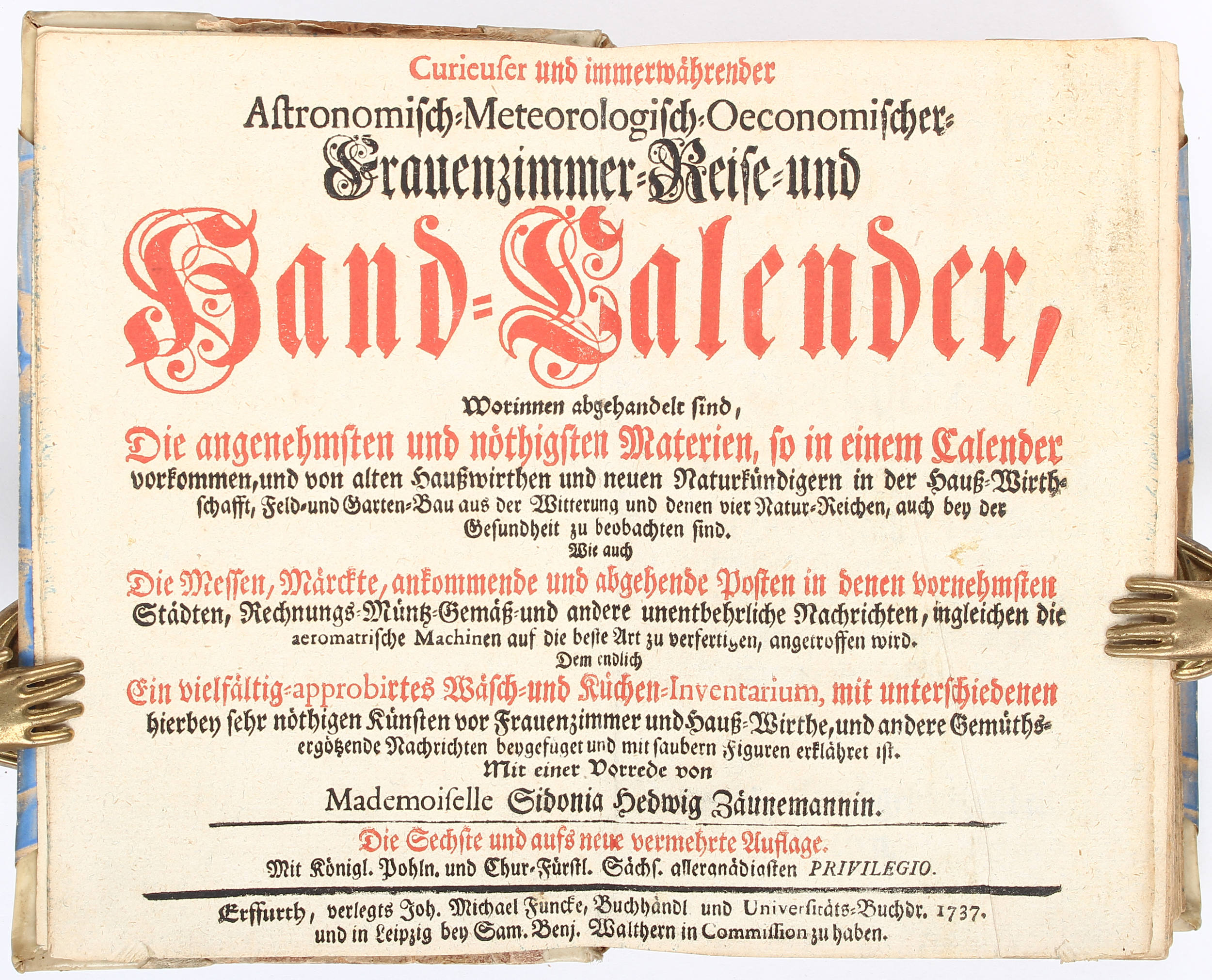 Curieuser Frauenzimmer-Calender