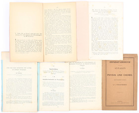 Clausius, 6 Separatdrucke und Auszüge