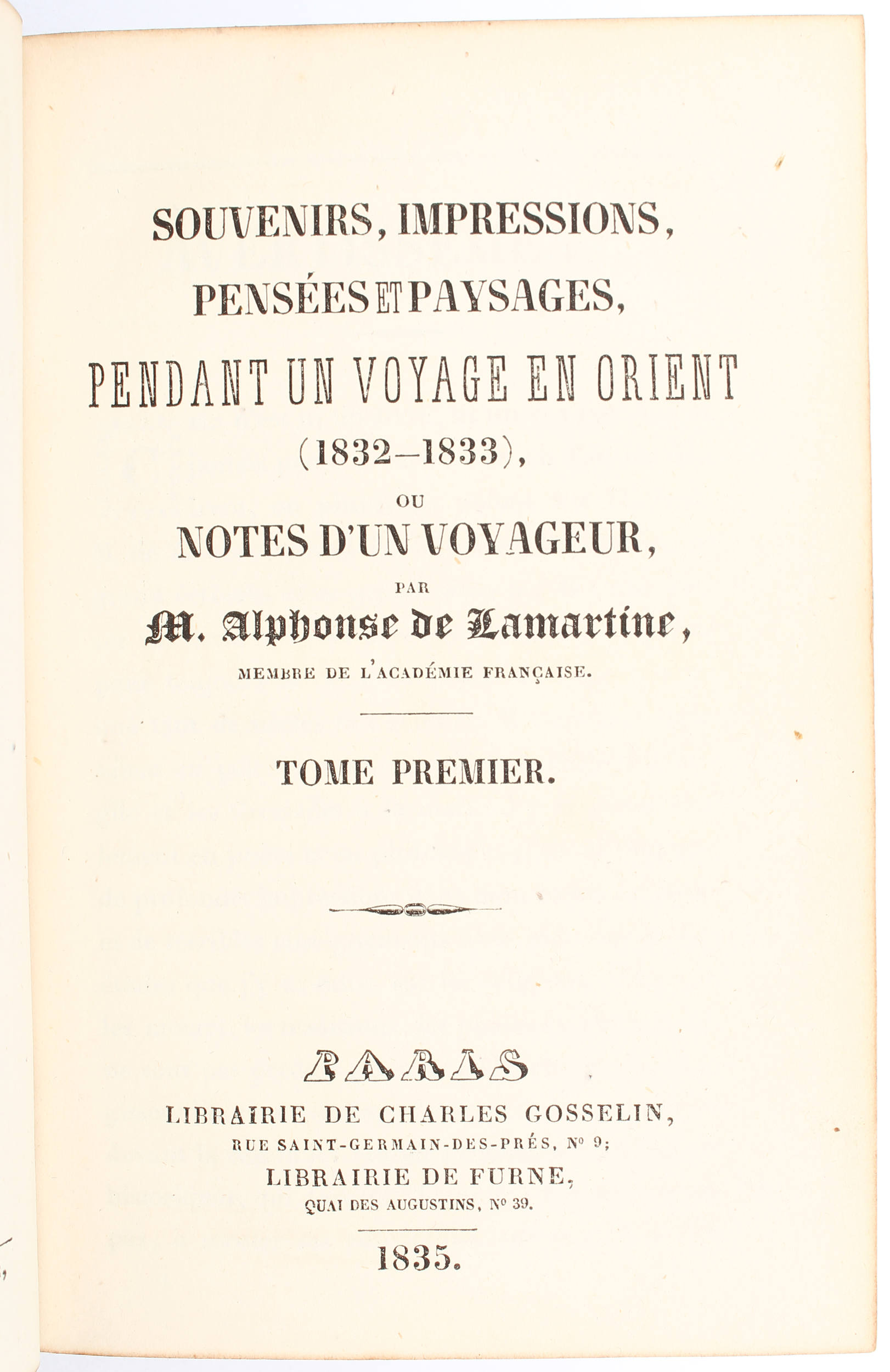 Chateaubriand, Itinéraire / 8 Bde.