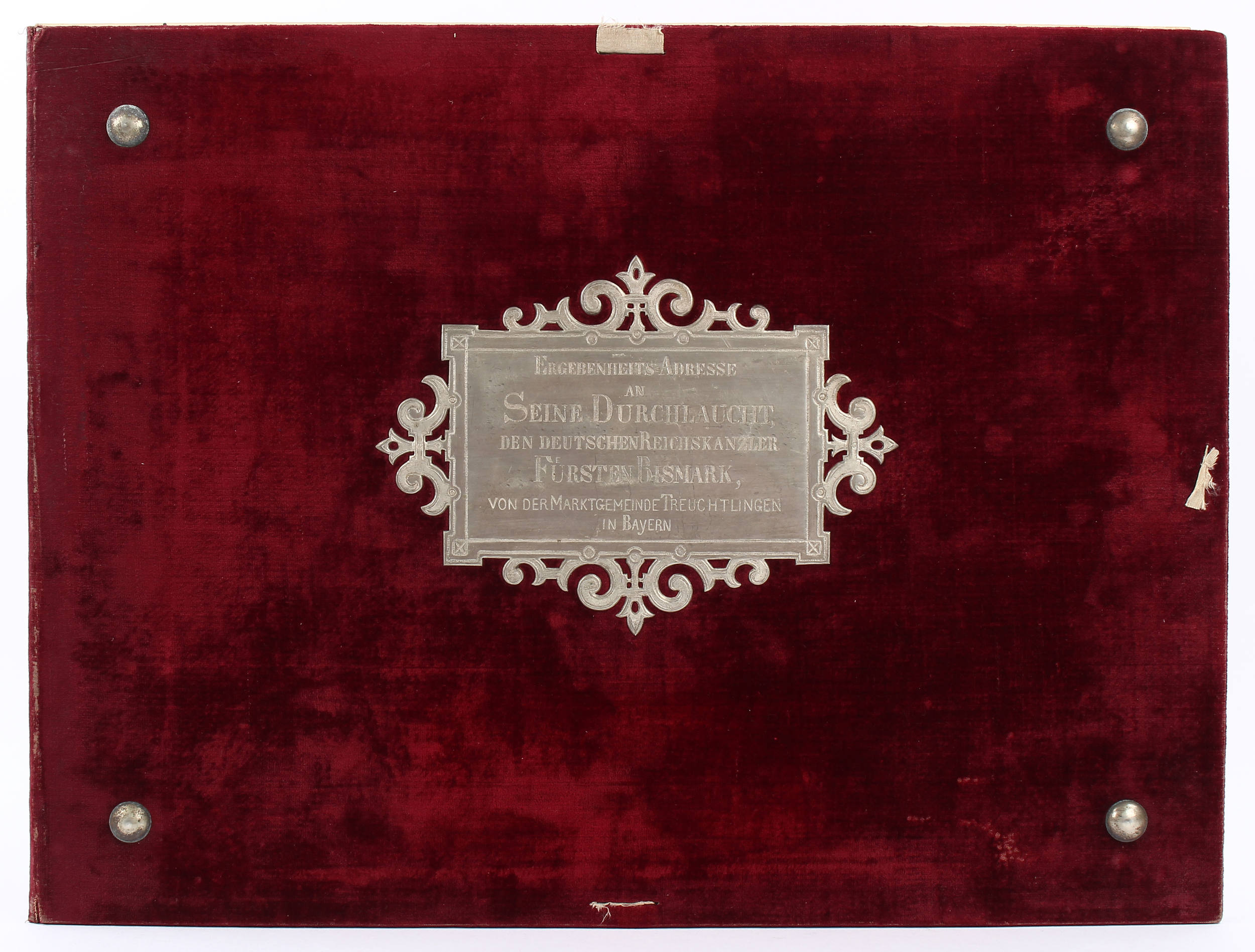 Treuchtlingen, Ergebenheitsadresse. 1885