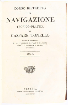 Tonello, Corso ristretto di navigatione