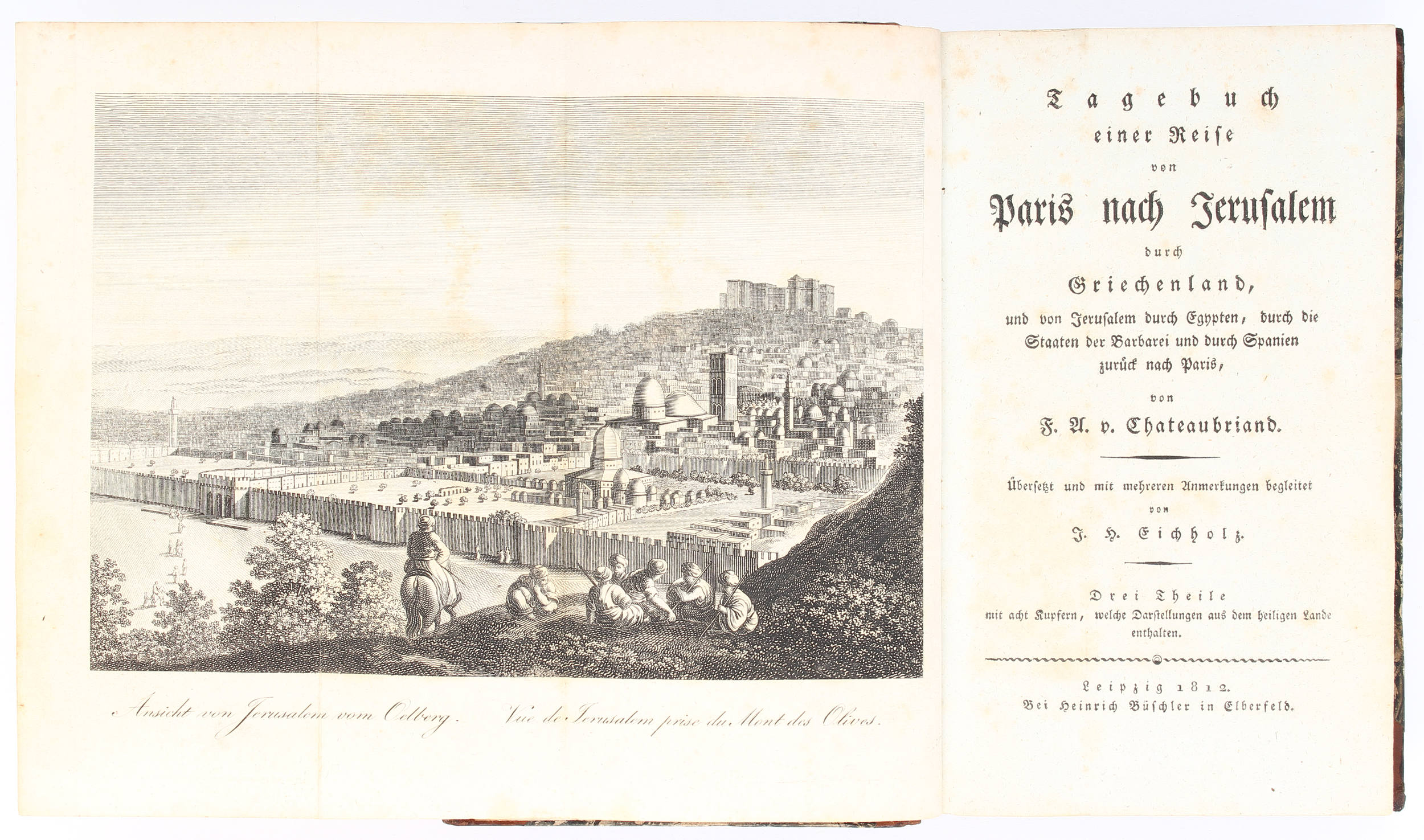 Chateaubriand, Tagebuch. 3 Bde.