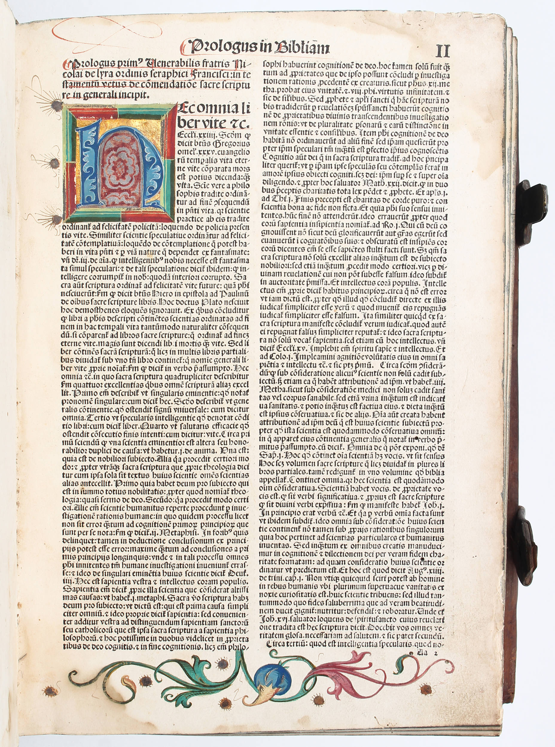 Biblia latina (Nicolaus de Lyra). 4 Bde.