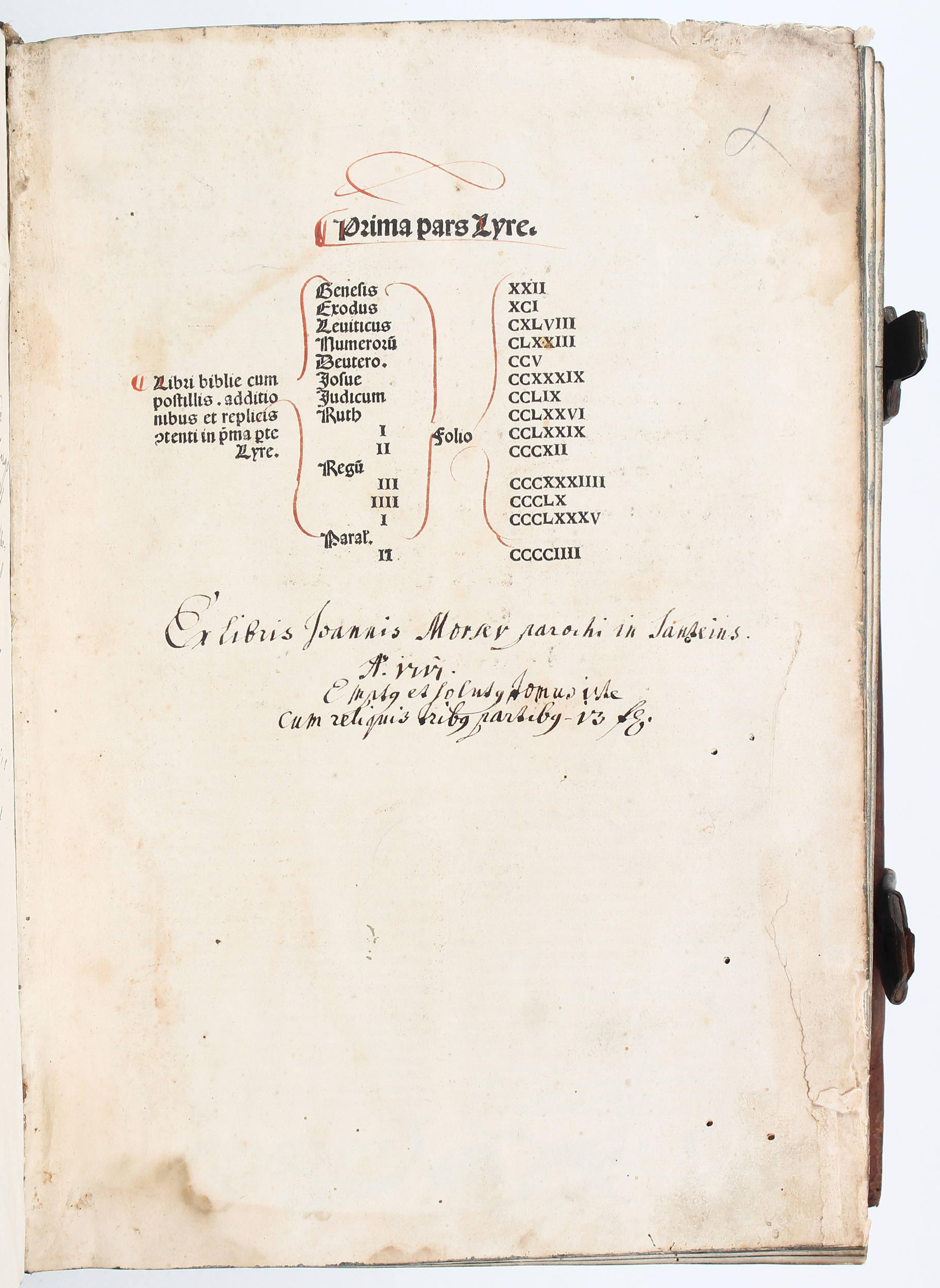 Biblia latina (Nicolaus de Lyra). 4 Bde.