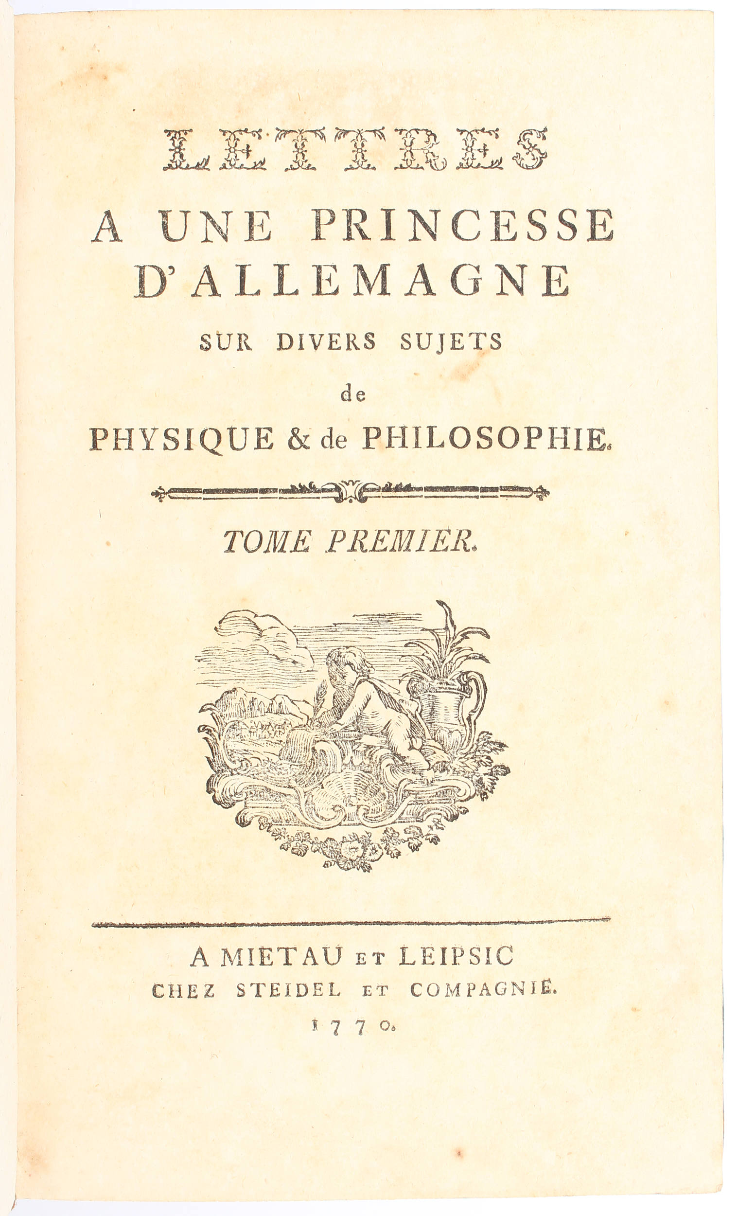 (Euler), Lettres à une Princesse. 3 Bde.