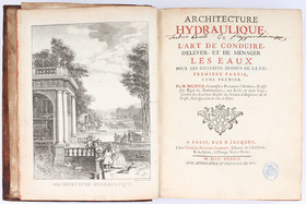 Bélidor, Architecture hydraulique. 3 Bde.