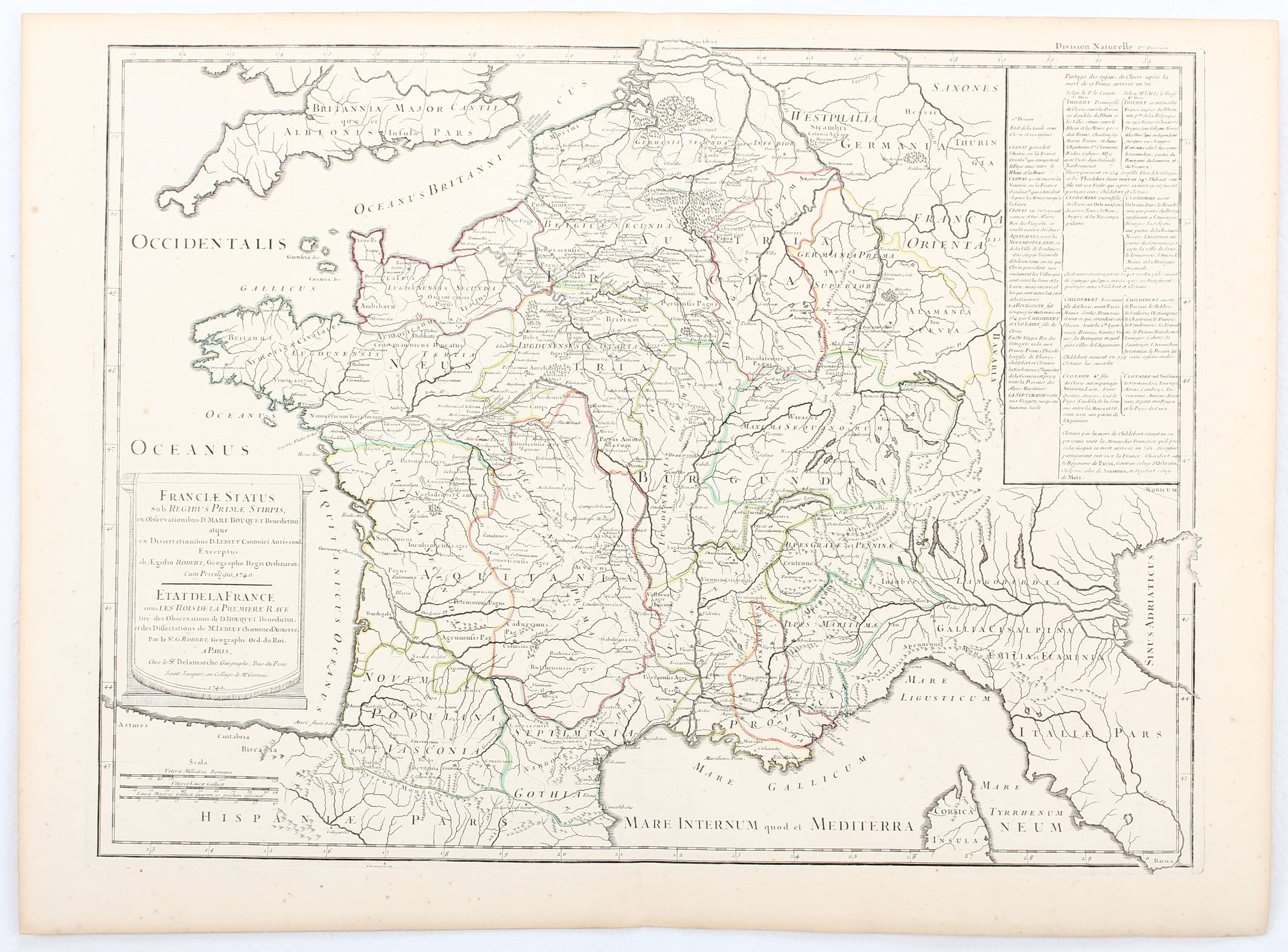 Frankreich. Ca. 115 Bll. Karten. Robert