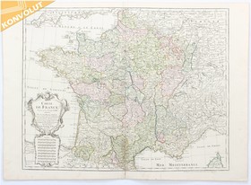 Frankreich. Konvolut. Ca. 90 Bll. Delisle