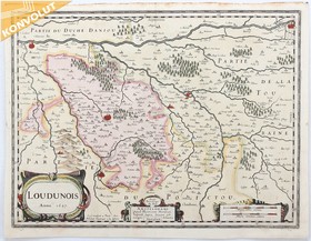 Frankreich. Ca. 40 Bll. Karten. Mercator-Hondius, Blaeu u.a.