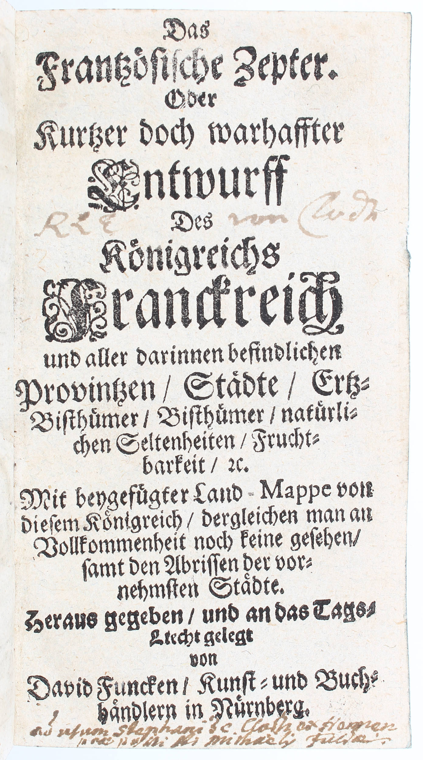 Funck, Das frantzösische Zepter / 2  Bde.