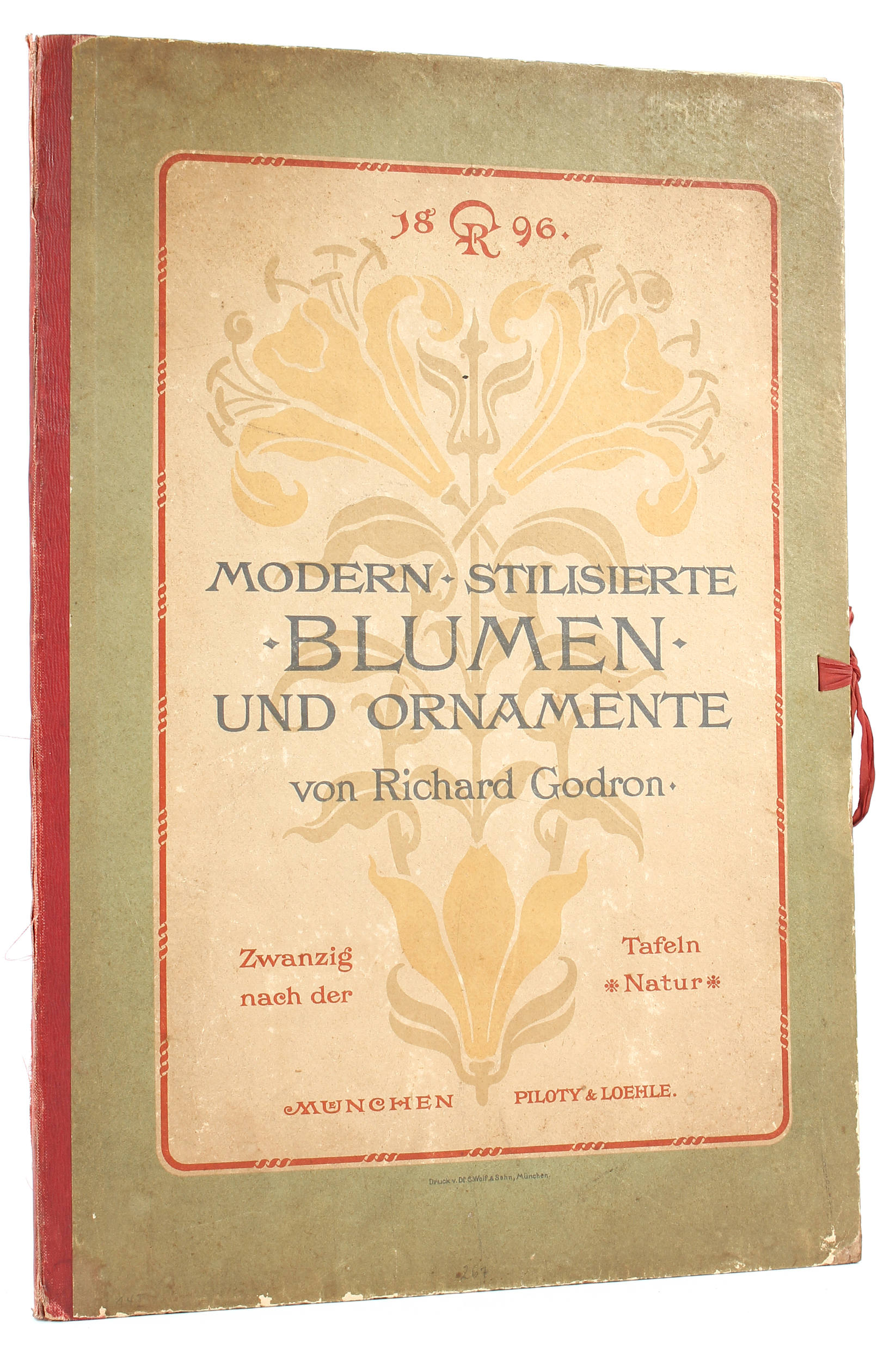 Godron, Modern stilisierte Blumen