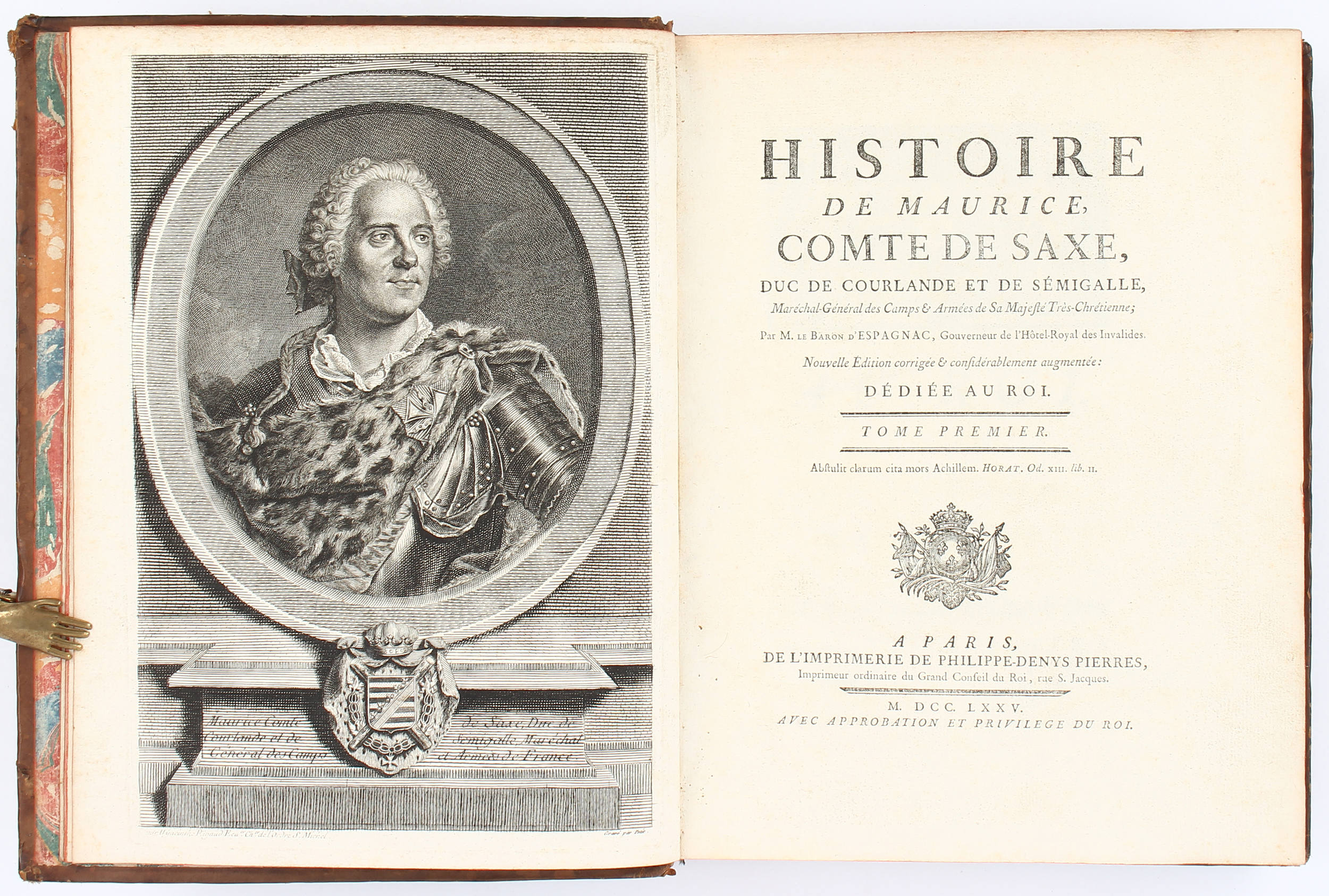Espagnac, Maurice de Saxe. 3 Bde.