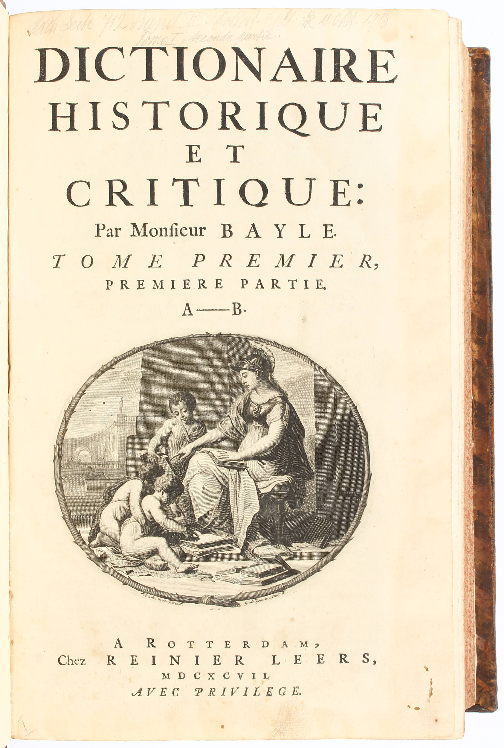 Bayle, Dictionnaire. EA. 2 Bde.