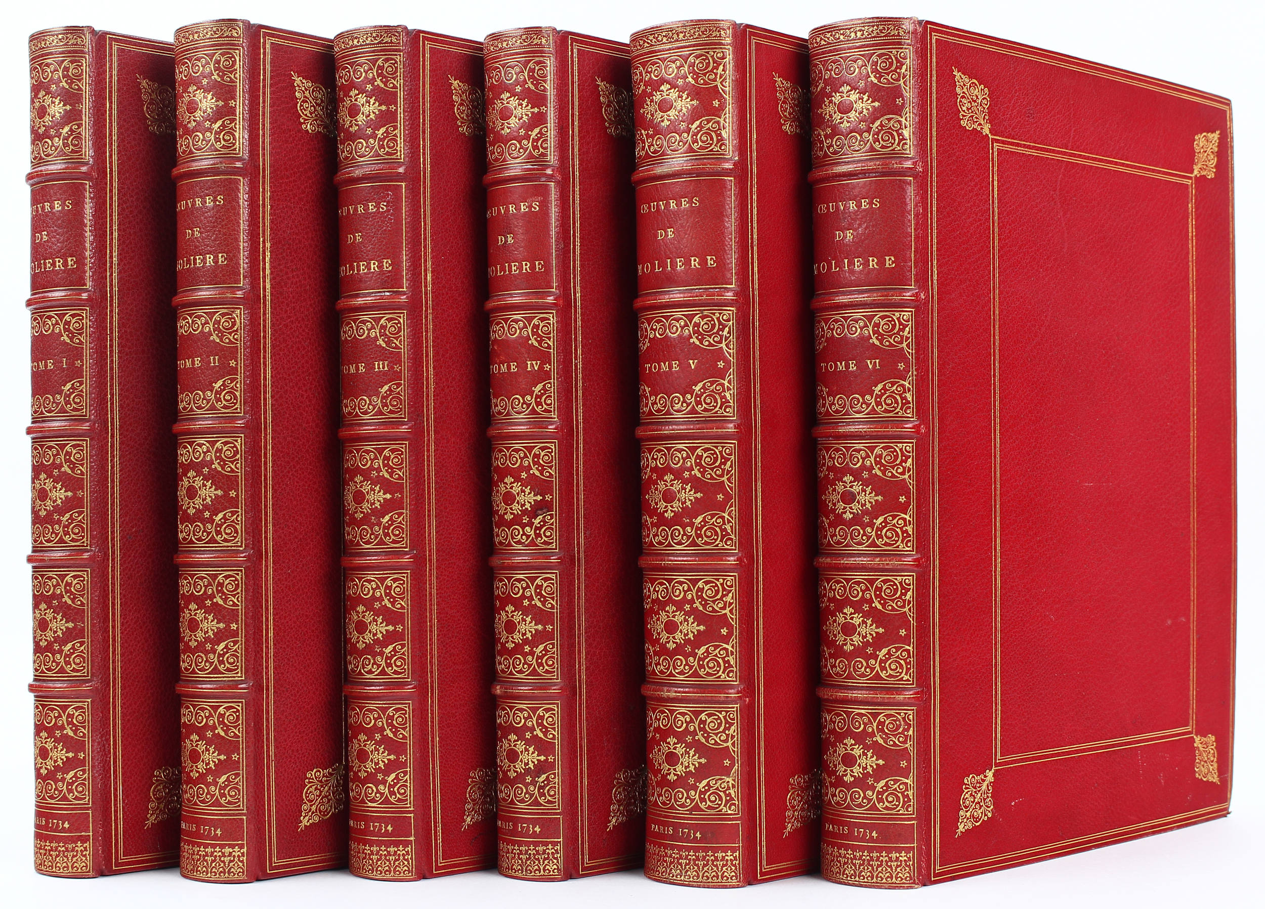 Molière, Oeuvres. 6 Bde.