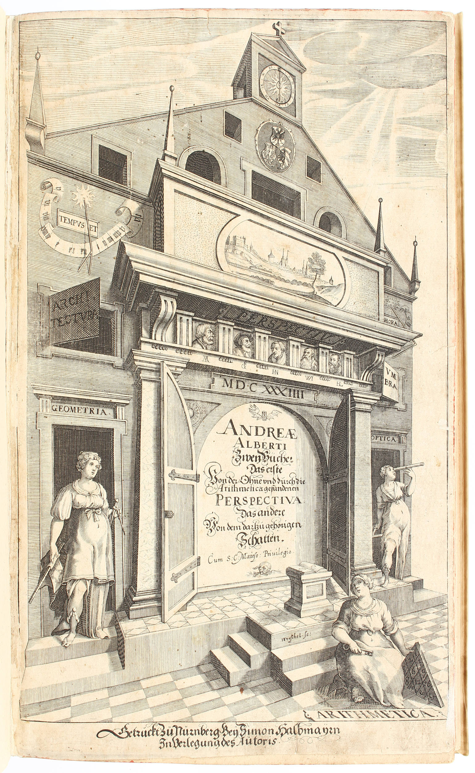 Alberti, Perspectiva