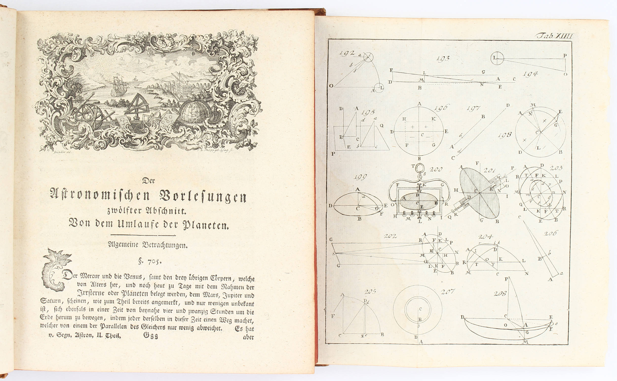 Segner, Astronomische Vorlesungen. 2 Bde.