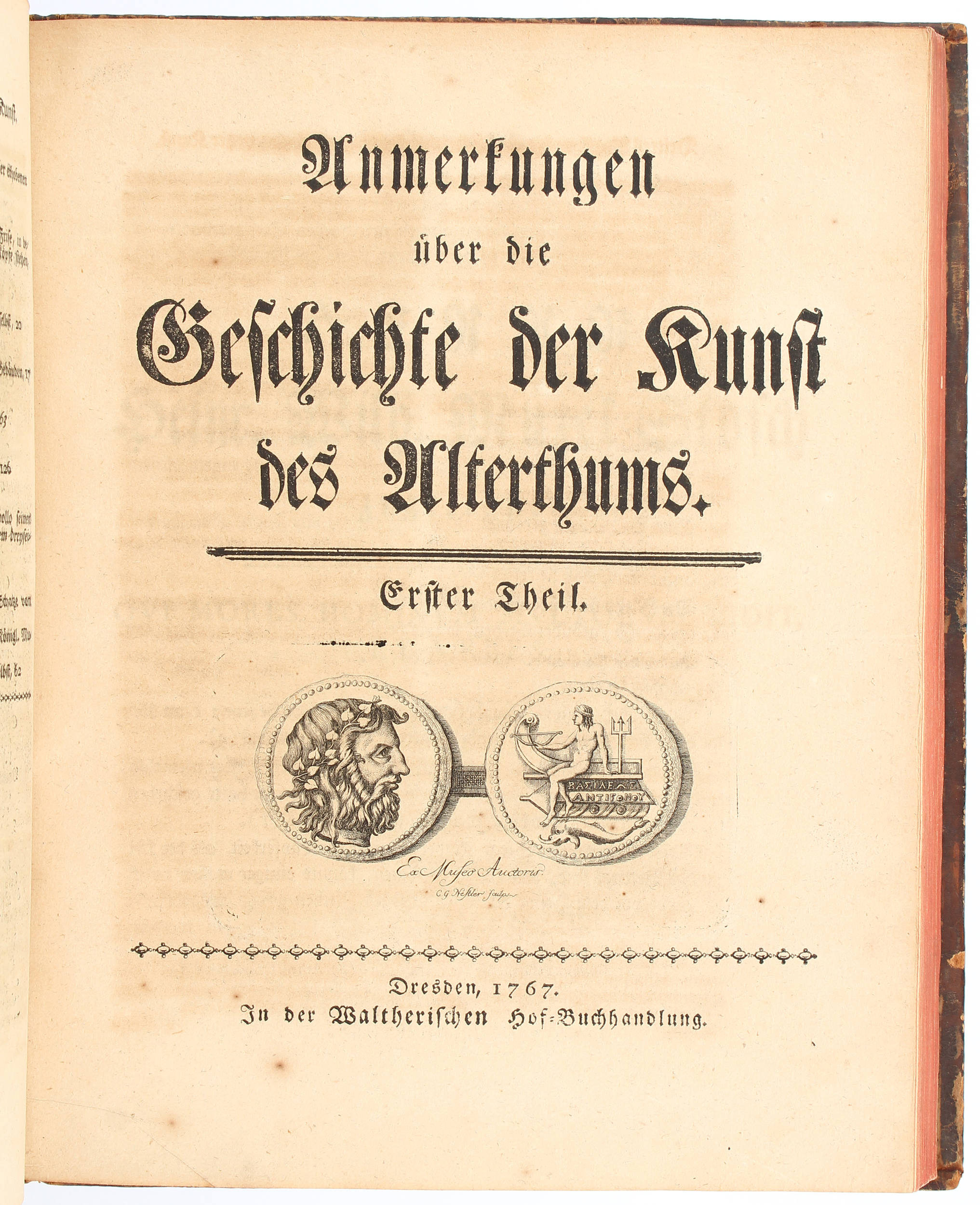 Winckelmann, Versuch einer Allegorie