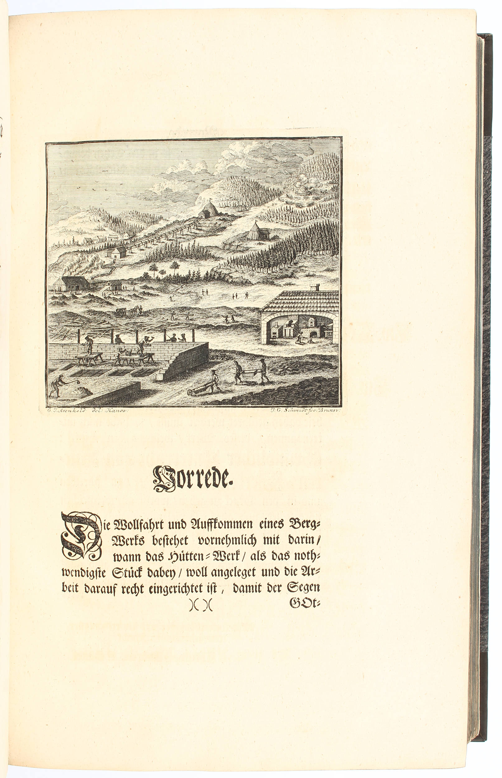 Schlüter, Unterricht von Hütte-Werken. 2 Bde