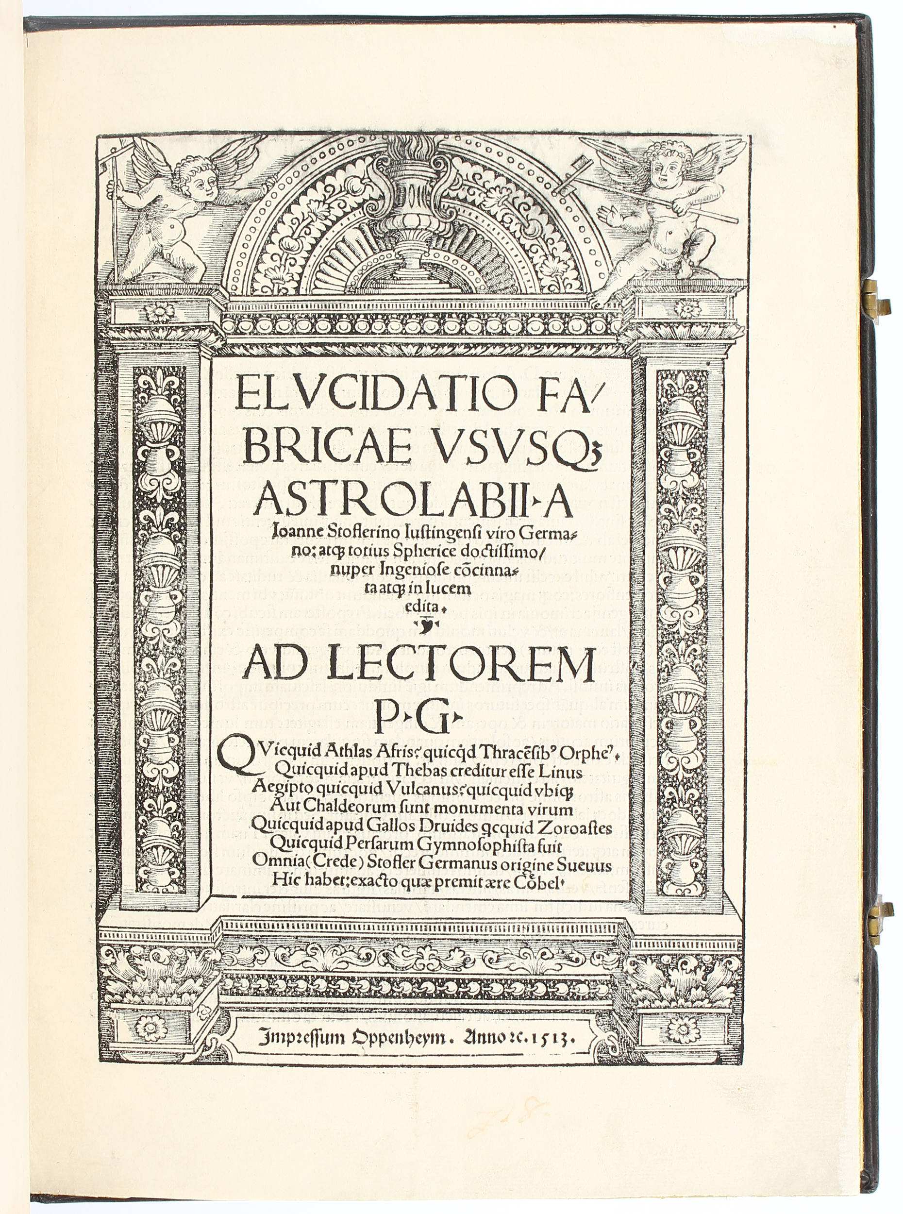 Stoeffler, Elucidatio fabricae ususque astrolabii
