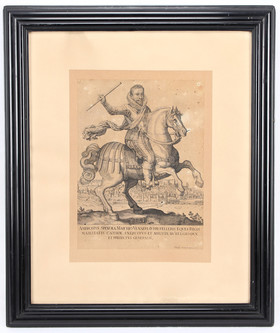 Reiterporträt von A. Spinola. C. Greut(t)er. Ger.