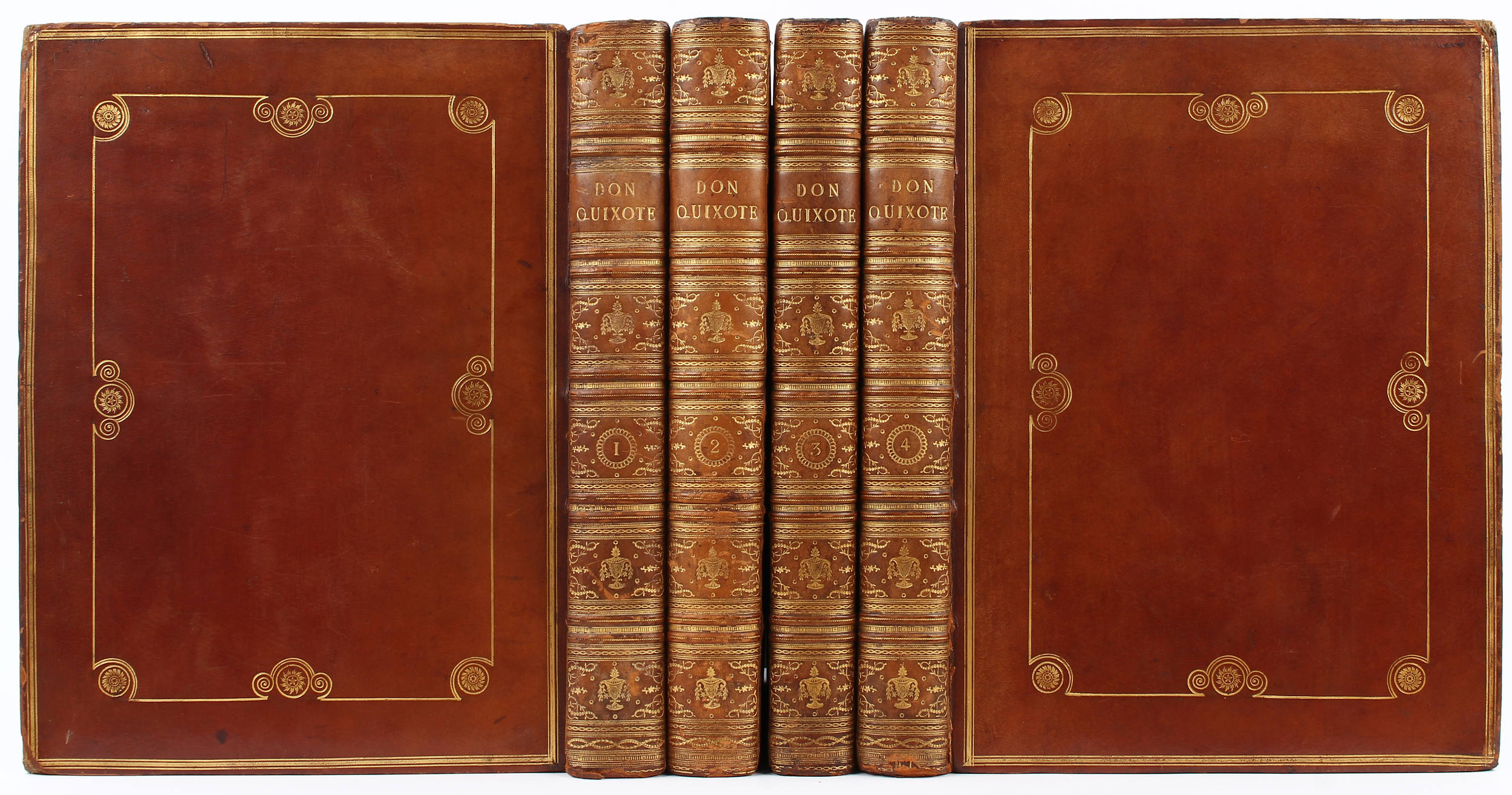 Cervantes, Don Quixote. 4 Bde.