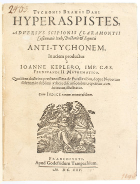 Kepler, Hyperaspistes. 1625 u. Beibände