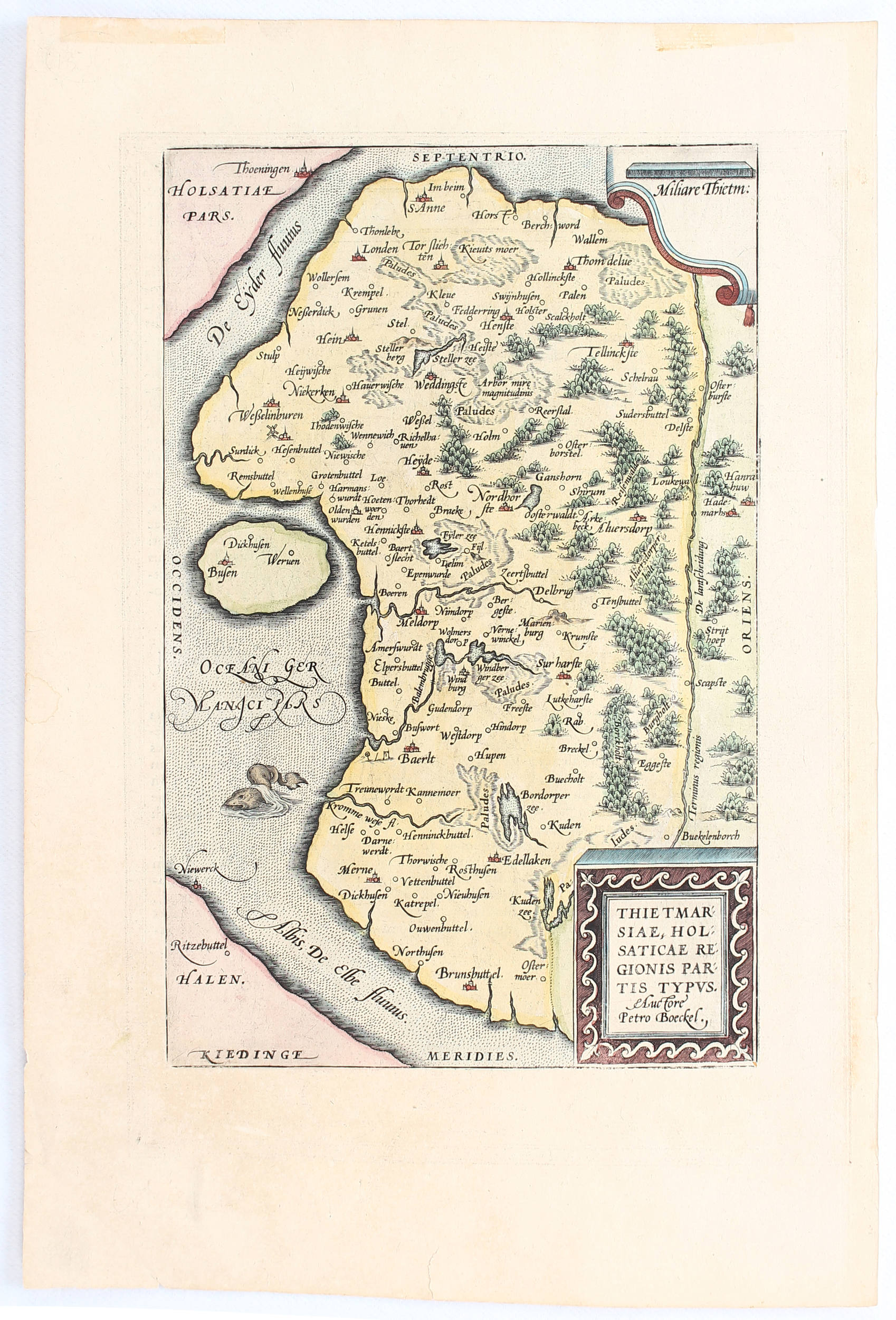 Rügen-Holstein. / 2 Bll. (Ortelius)