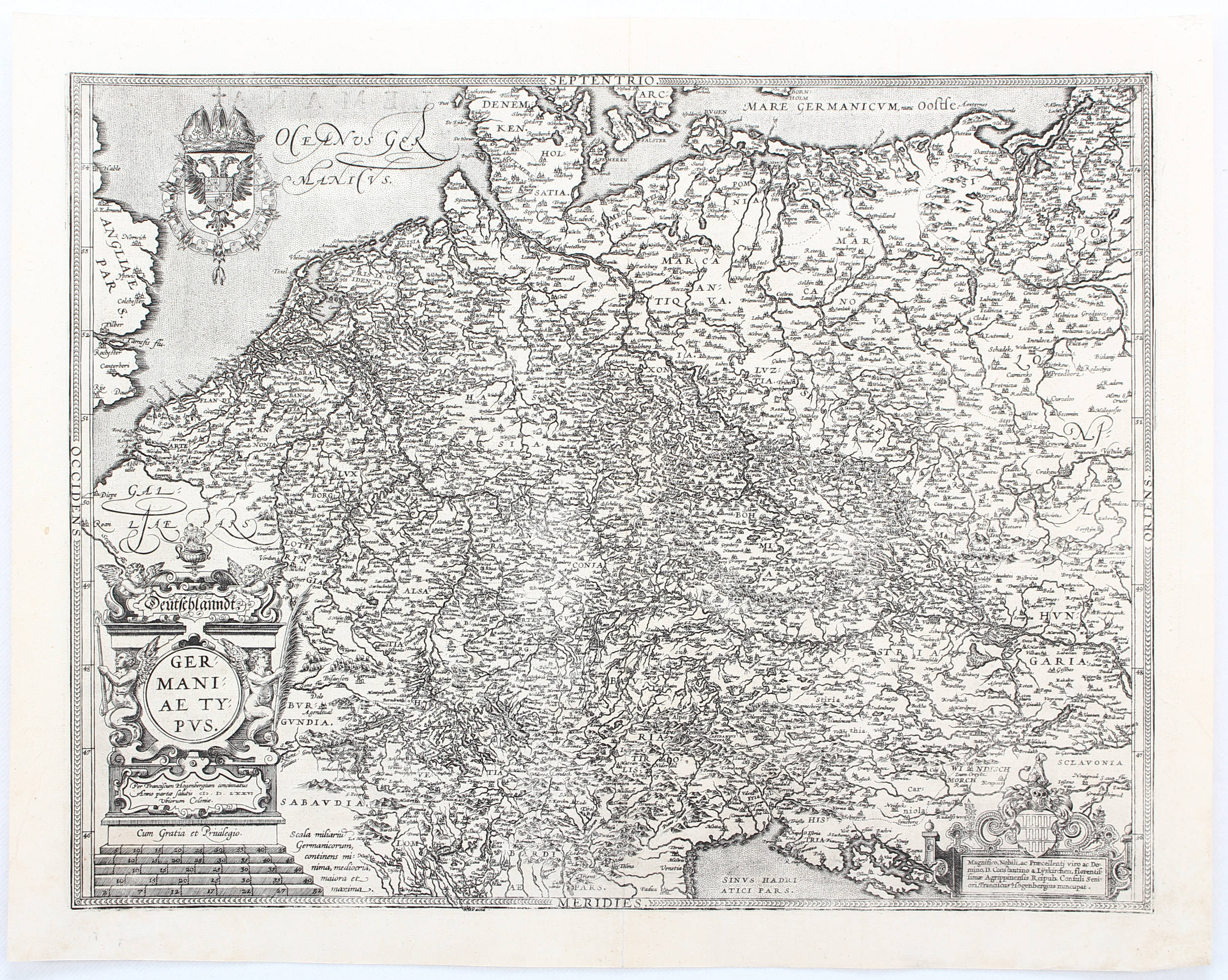 Deutschland. / 6 Bll. Ortelius