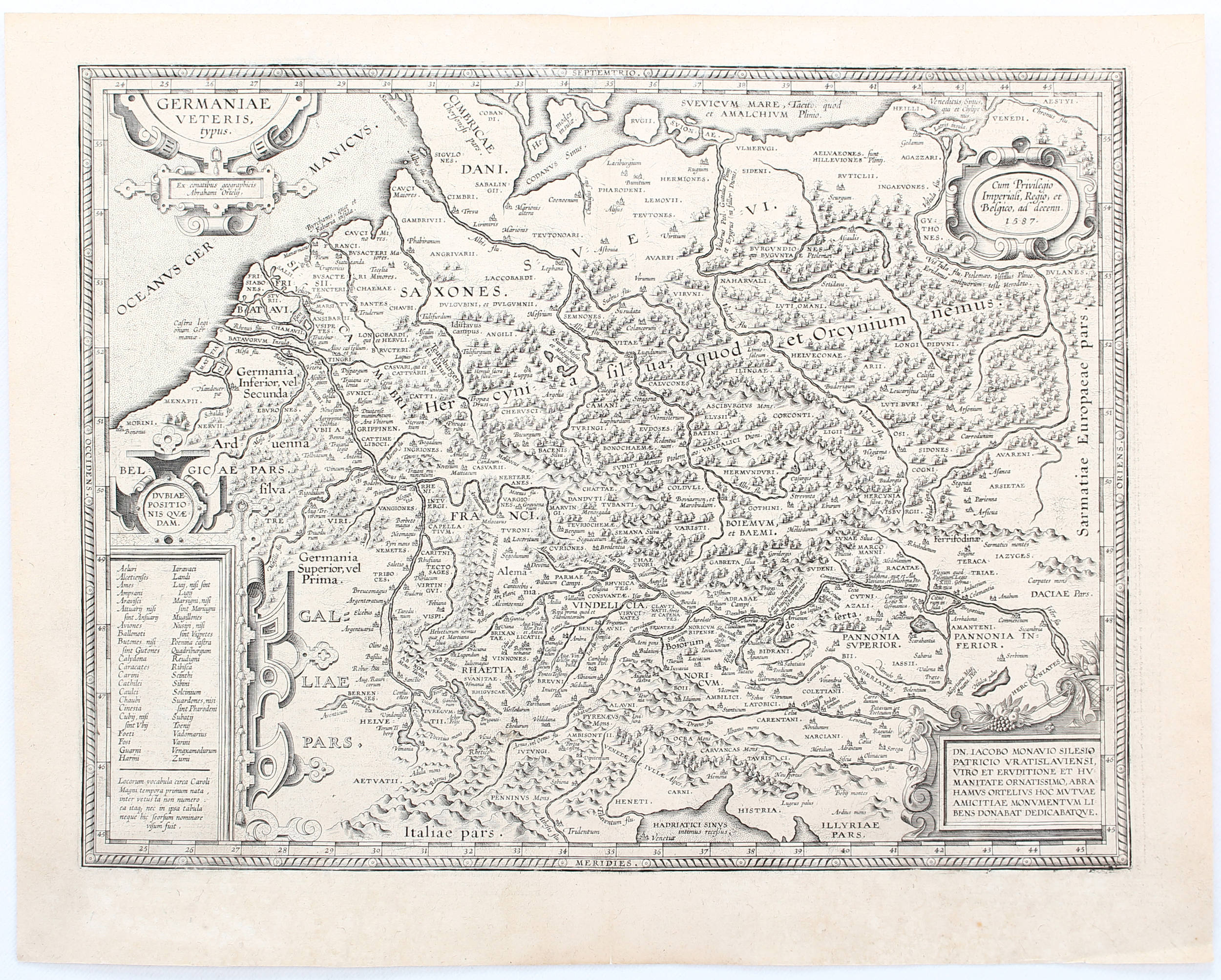 Deutschland. / 6 Bll. Ortelius