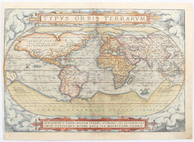 Welt + Erdteile. 5 Bll. Ortelius