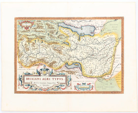 Brescia. (Ortelius)