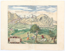 Terracina. (Braun-Hogenberg)