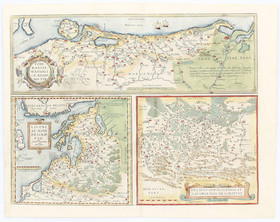 Pommern, Livland und Auschwitz/Zator. (Ortelius)