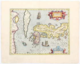 Japan. (Mercator-Hondius)