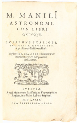 Manilius, Astronomicon