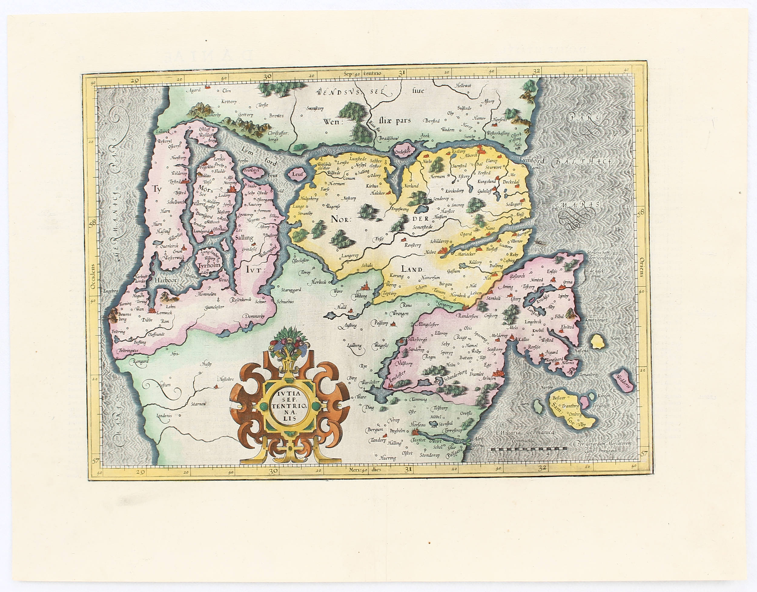 Dänemark. G. Mercator / 4 Bll.