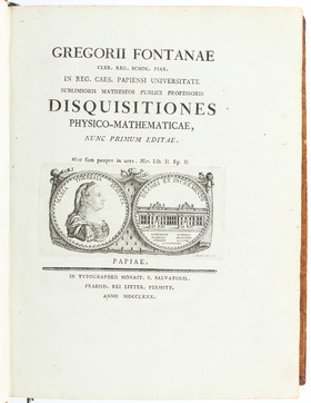Fontana, Disquisitiones